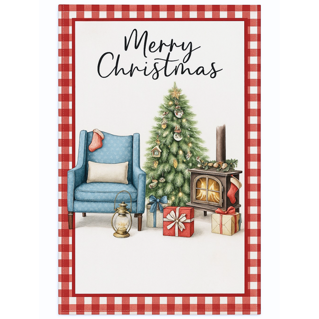 Winter Cottage Pamuk Mutfak Kurulama Havlusu