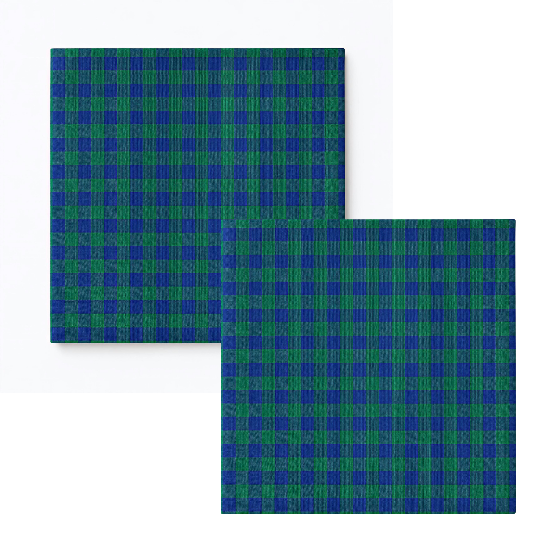 Indigo Pötikare Dokuma Pamuk Leke Tutmaz Peçete 45x45 cm (2'li Set)