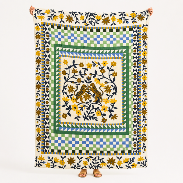 Jaipur %100 Pamuk Çok Amaçlı Throw Örtü 130x190 cm