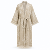 Coral Dokuma Pamuk Kimono/Sabahlık Vizon