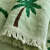Palm Spring Pamuk Kimono / Sabahlık Yeşil