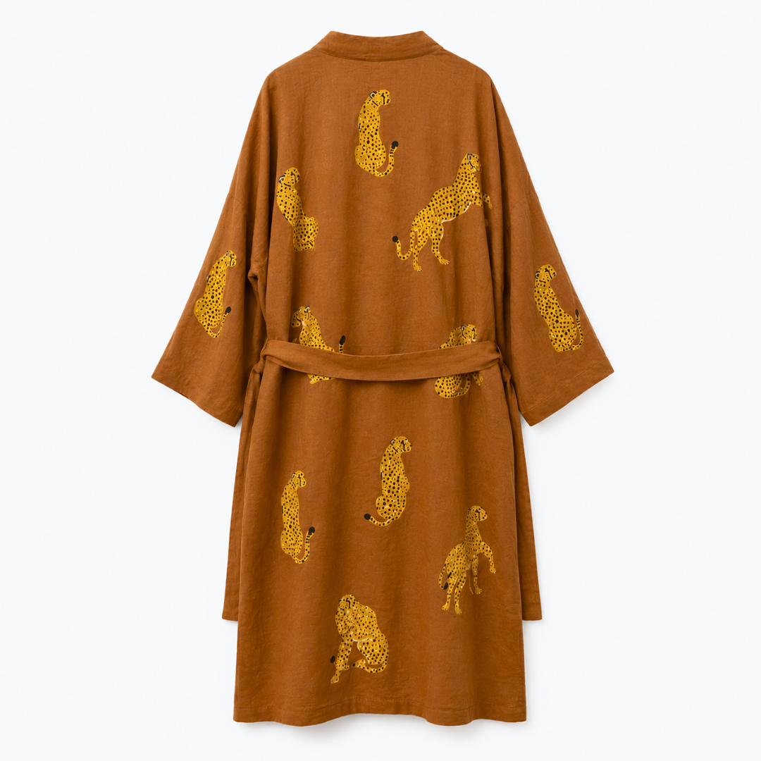 Nomad Pamuk Kimono / Sabahlık Tarçın