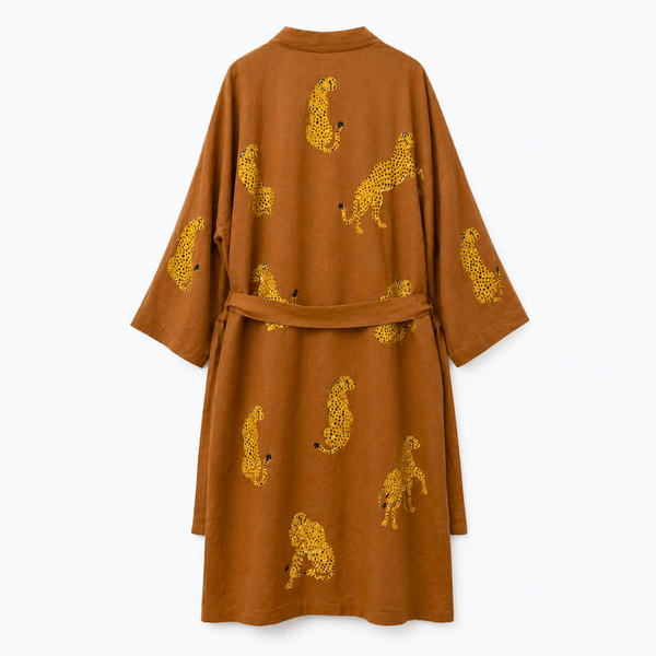 Nomad Pamuk Kimono / Sabahlık Tarçın