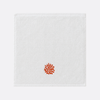 Coral %100 Pamuk Nakışlı El Havlusu 30x30 cm Kırmızı