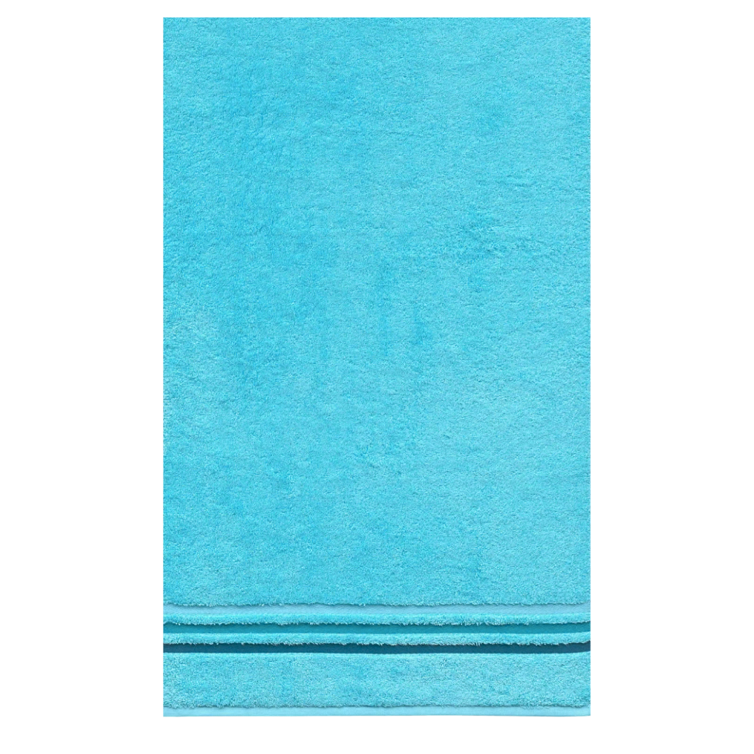 Horizon Bordür Detaylı %100 Pamuk El Havlusu 30x50 cm Turkuaz