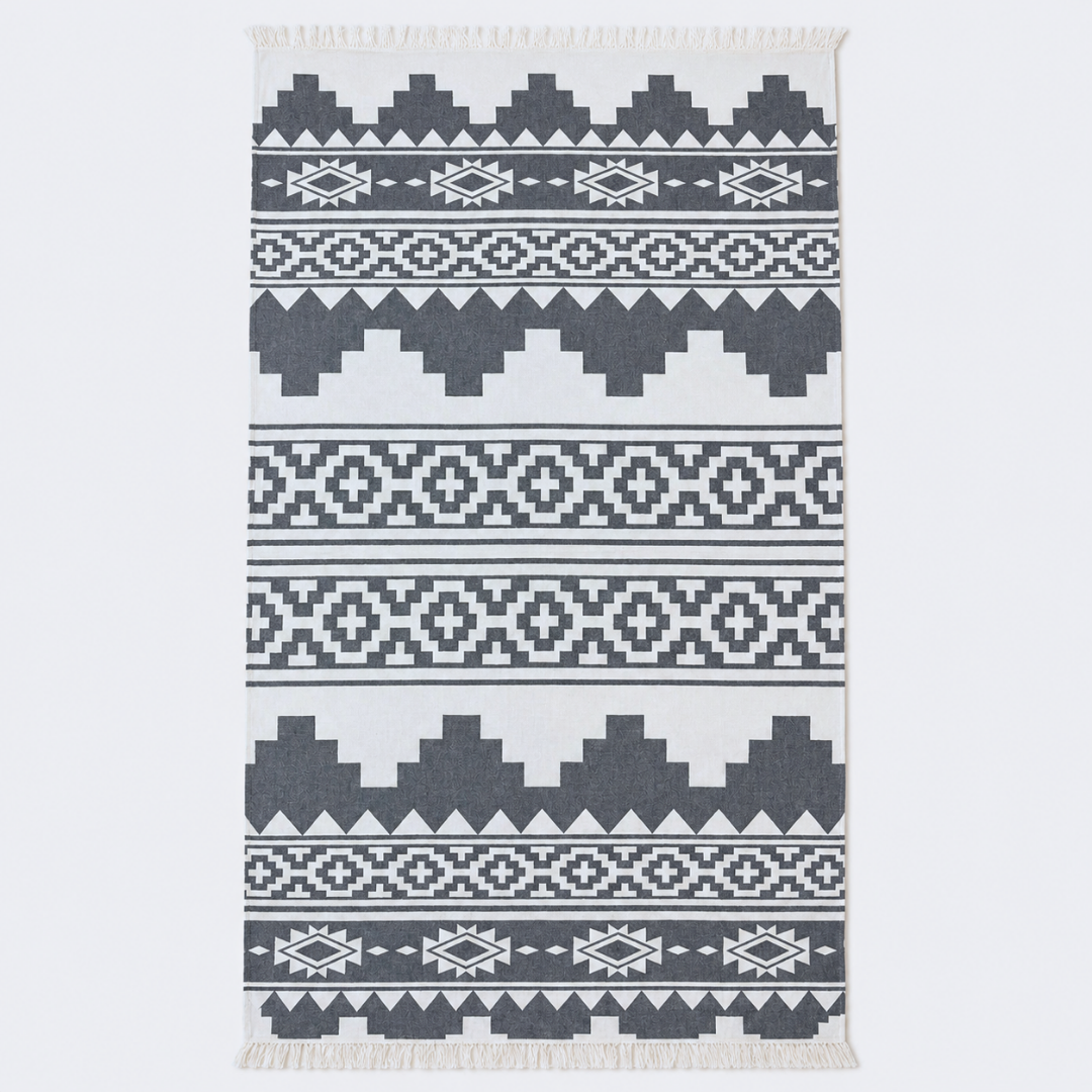 Aztec Dokulu Pamuk Peştamal Füme