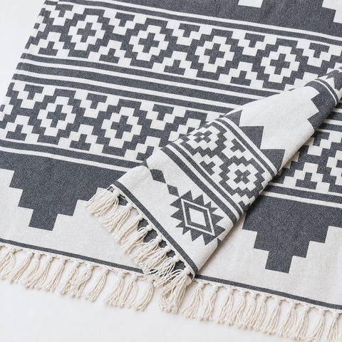 Aztec Dokulu Pamuk Peştamal Füme
