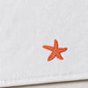 Sea Star %100 Pamuk Nakışlı El Havlusu 30x30 cm Kırmızı