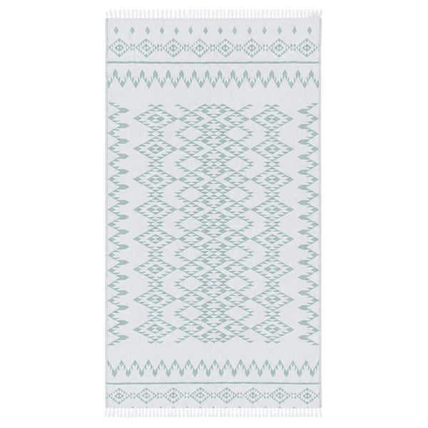 Aztec Dokulu Pamuk Peştamal Mint