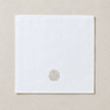 Coral %100 Pamuk Nakışlı El Havlusu 30x30 cm Gold