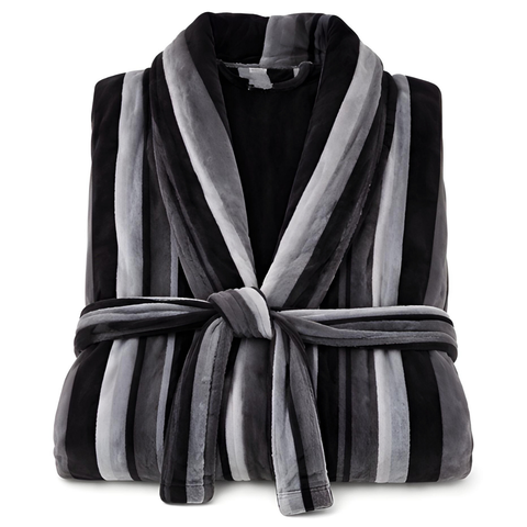 Misty Premium %100 Pamuk Unisex Bornoz Granit Füme