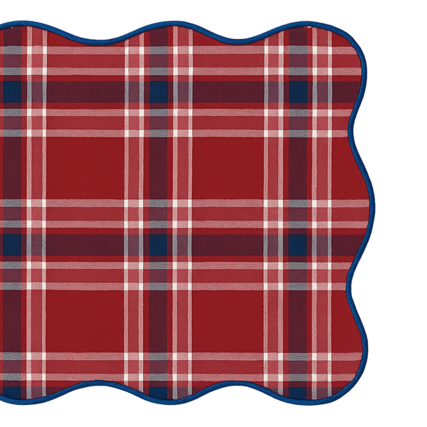 Country Premium Dokuma Kıvrımlı Runner 45x150 cm Kırmızı