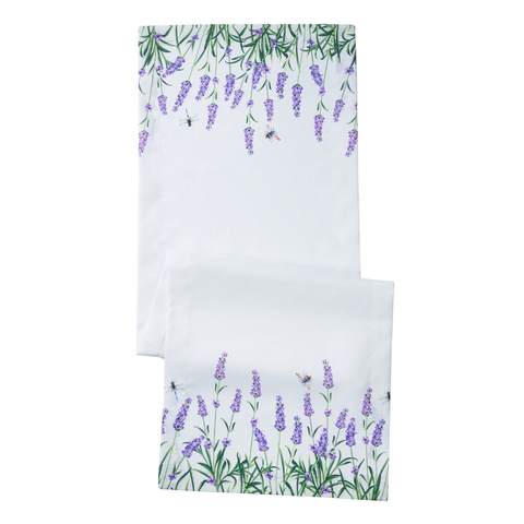 Lavender Leke Tutmaz Keten Runner 50x150 cm