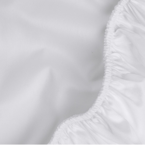 Stella %100 Pamuk Ranforce King Size Lastikli Çarşaf 180x200 cm Beyaz