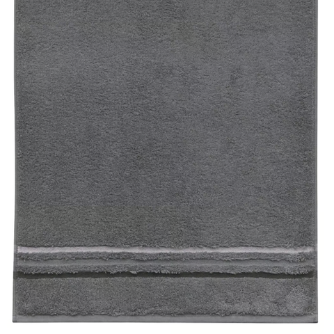 Horizon Bordür Detaylı%100 Pamuk El Havlusu 30x50 cm Füme