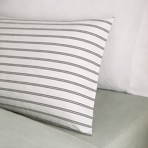 Terra %100 Pamuk Saten 2’li Yastık Kılıfı 50x70 cm Siyah