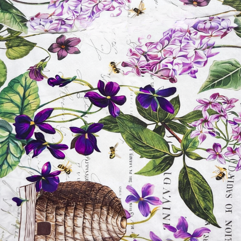 Provence Lavanta Tarlası Dokuma Runner 45x155 cm