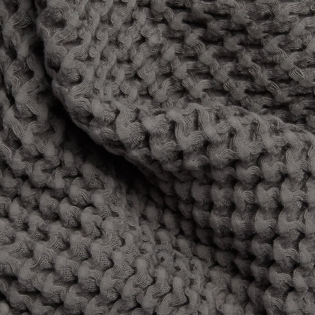 Waffle %100 Pamuk Havlu Füme