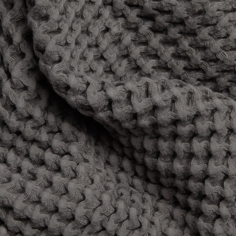 Waffle %100 Pamuk Havlu Füme