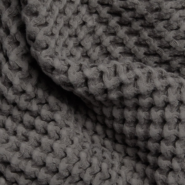 Waffle %100 Pamuk Havlu Füme