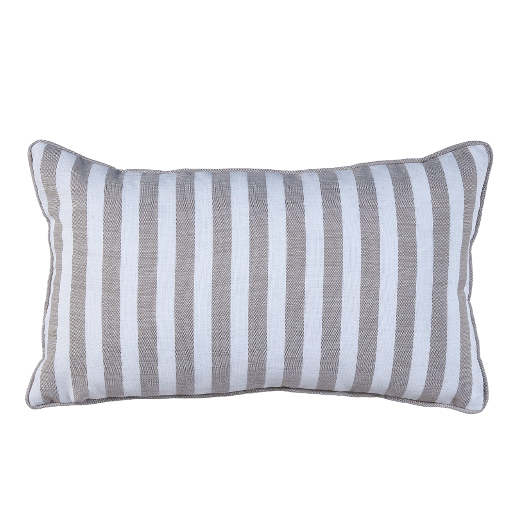 Coral Star Stripe Kırlent Kılıfı 30x50 cm Bej/Lacivert