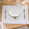Corallia Nakışlı Keten Amerikan Servisi 35x50 cm (2'li Set)