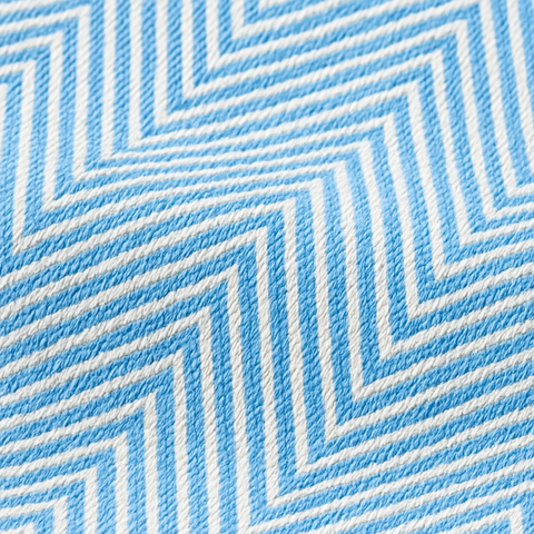 Laura %100 Pamuk Throw Battaniye 150x200 cm Turkuaz Mavi