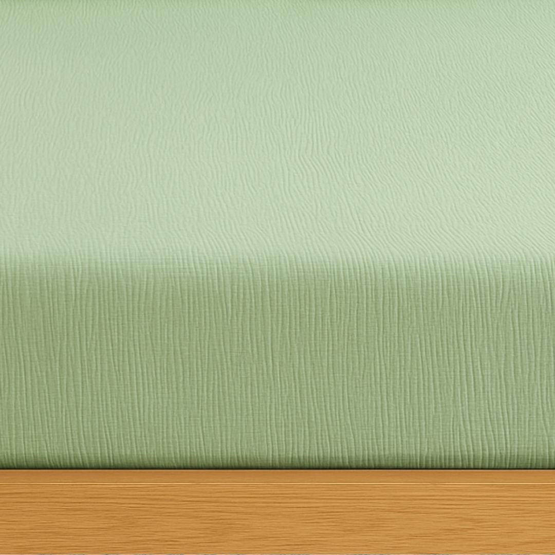 Allure Müslin Pamuk Tek Kişilik Düz Çarşaf 160x240 cm Yeşil
