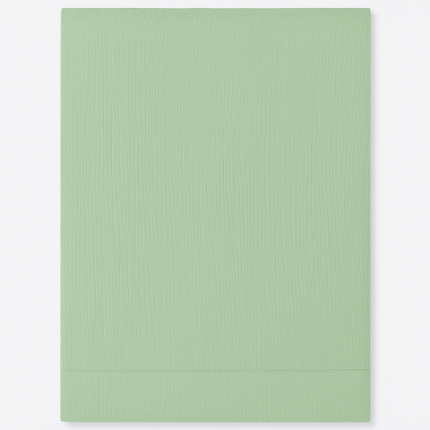 Allure Müslin Pamuk Tek Kişilik Düz Çarşaf 160x240 cm Yeşil