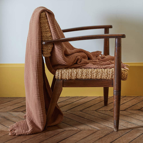 Arel %100 Pamuk Çok Amaçlı Örtü 150x220 cm Tarçın