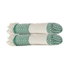 Aztec %100 Pamuk Yüz Havlu Seti 40x90 cm Yeşil