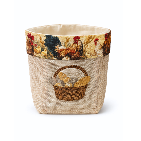 Bread Tasarım Organizer Sepeti Krem