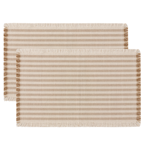Nara Kenar Detaylı Amerikan Servisi 35x50 cm (2'li Set)
