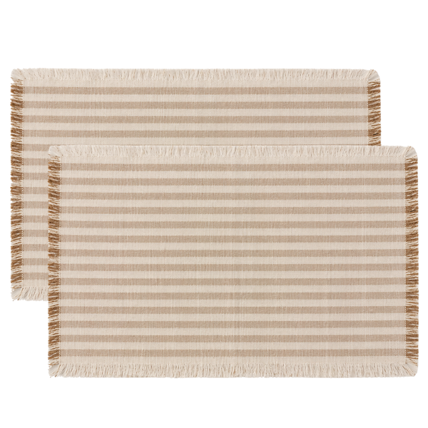 Nara Kenar Detaylı Amerikan Servisi 35x50 cm (2'li Set)