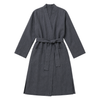 Luz Yıkanmış Keten Kimono Füme