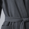 Luz Yıkanmış Keten Kimono Füme