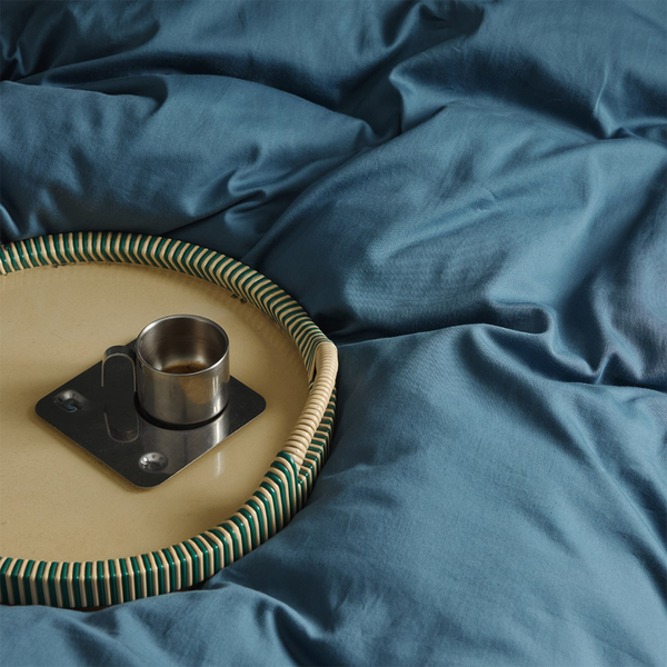 Allure Müslin Pamuk Nevresim Takımı Sis Mavisi (Limited)