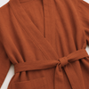 Luz Yıkanmış Keten Kimono Kiremit