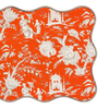 Kyoto Village Premium Dokuma Kıvrımlı Amerikan Servisi 35x50 cm Vizon (2'li Set)