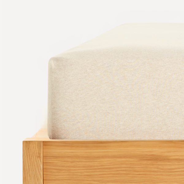 Tek Kişilik Lastikli Bambu Aloe Vera Çarşaf 100x200 cm Kırçıl Ekru