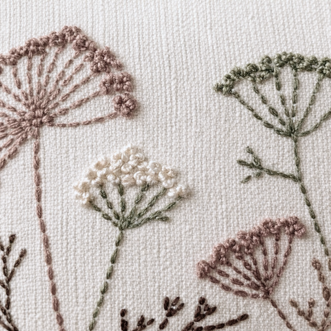 Botanica Dokuma El Nakışlı Kırlent 35x50 cm Natural