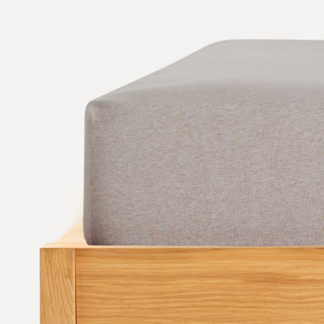 Tek Kişilik Lastikli Bambu Aloe Vera Çarşaf 100x200 cm Kırçıl Kahve