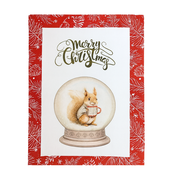 Winter Mug Çok Amaçlı Pamuk Mutfak Havlusu