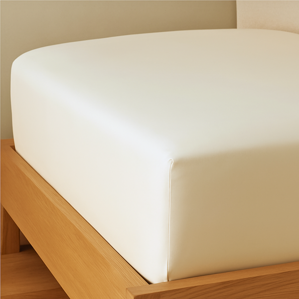 King Size Lastikli Bambu Aloe Vera Çarşaf 180x200 cm Vanilya