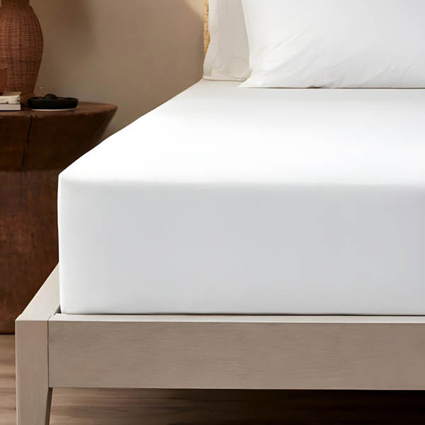 Stella %100 Premium Pamuk Ranforce Çift Kişilik Lastikli Çarşaf 160x200 cm Beyaz