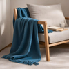 Arel Müslin Throw Örtü 170x240 cm Sis Mavisi