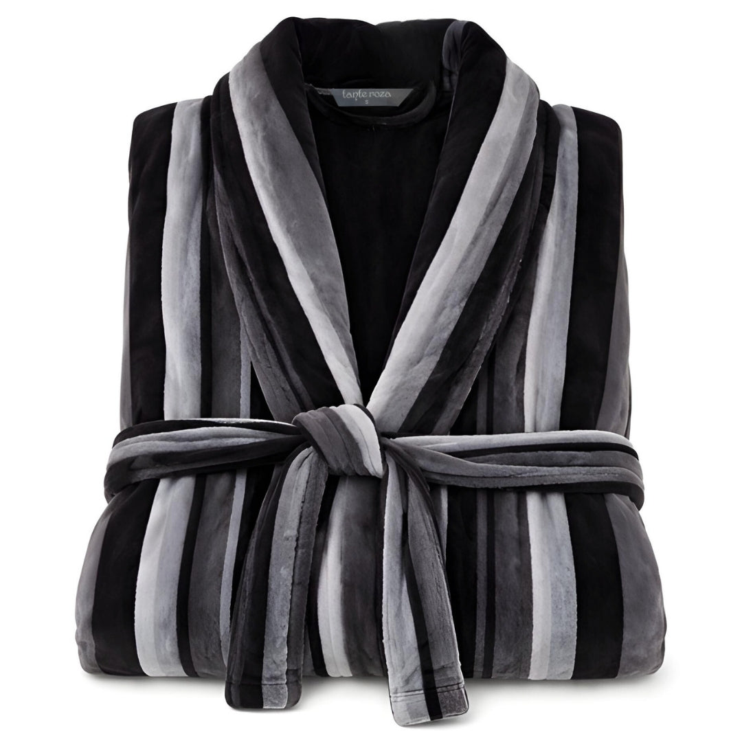 Misty Premium %100 Pamuk Unisex Bornoz Granit Füme