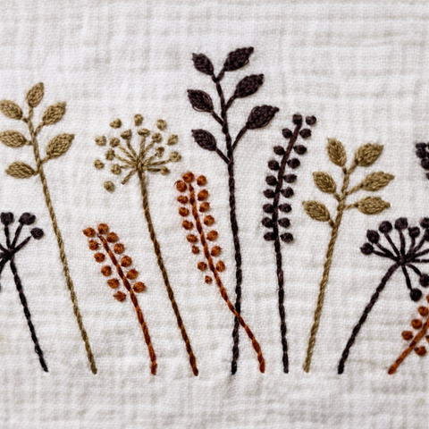 Botanica El Nakışlı Organik Pamuk Yüz Havlusu 50x90 cm