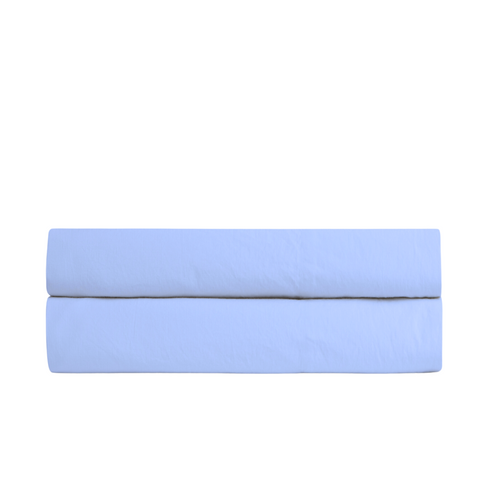 Stella %100 Pamuk Ranforce Çift Kişilik Lastikli Çarşaf 160x200 cm Mavi