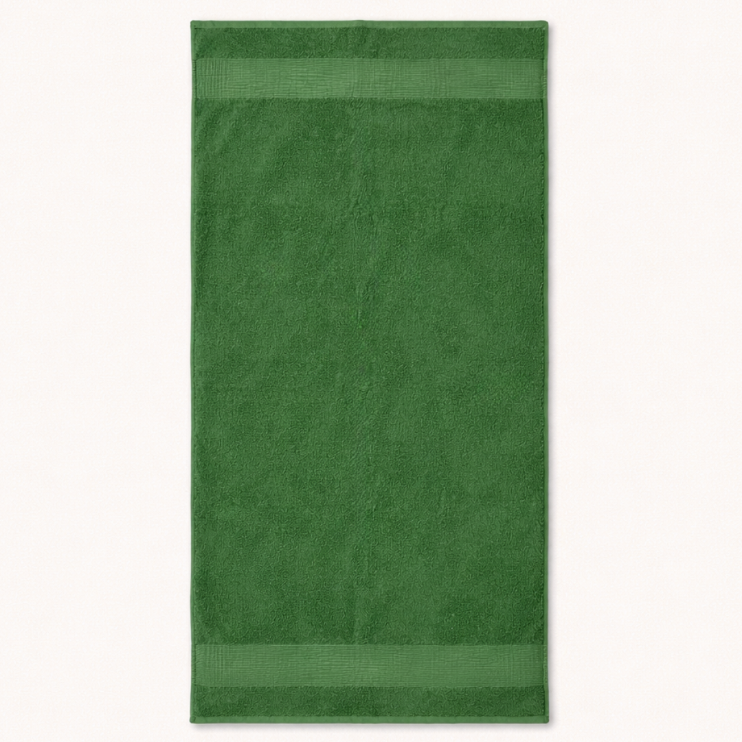 Oliva %100 Pamuk Banyo Havlusu Yeşil 70x140 cm